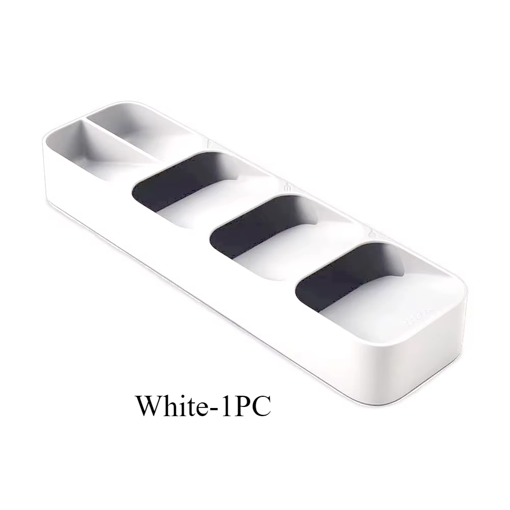 Plateau de rangement de couverts polyvalent, fourchette cuillère, organisateur compartimenté, tiroir