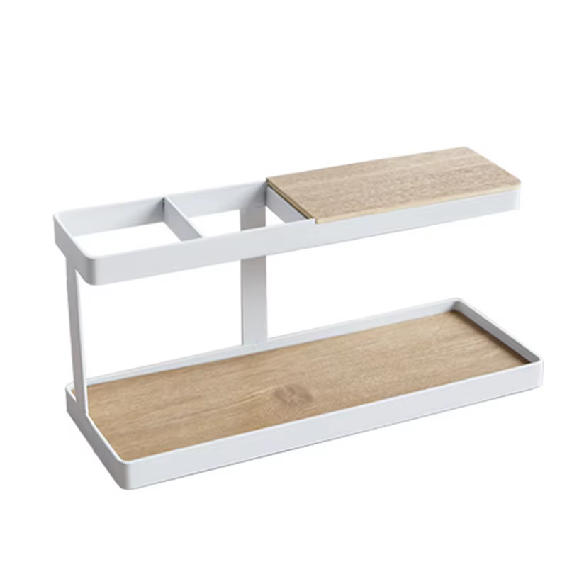 Support de rangement pour Table de chevet en fer et bois, porte-lunettes de montre, support de télép