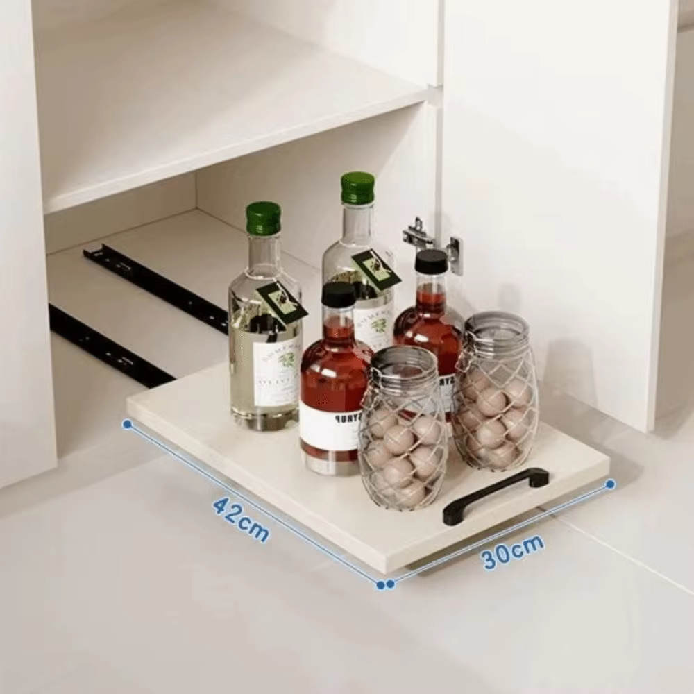 Étagère coulissante multifonction sous l'évier, sans perçage, gain de place, rangement de cuisine, o