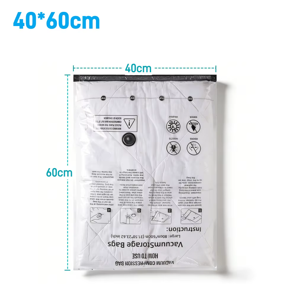 Sacs de rangement sous vide pour vêtements, organisateur de placard, sac de compression pour oreille