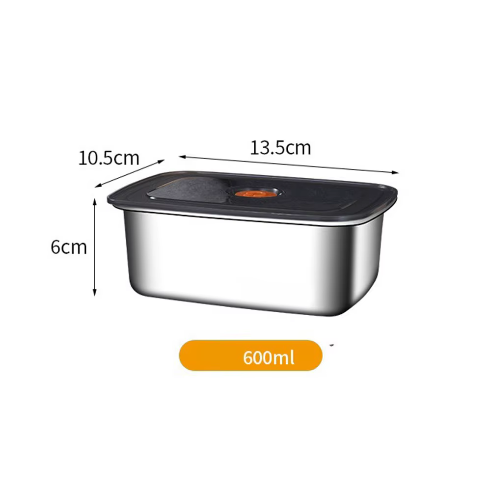 Boîte à déjeuner de Camping en acier inoxydable, boîte de conservation appropriée au micro-ondes ant