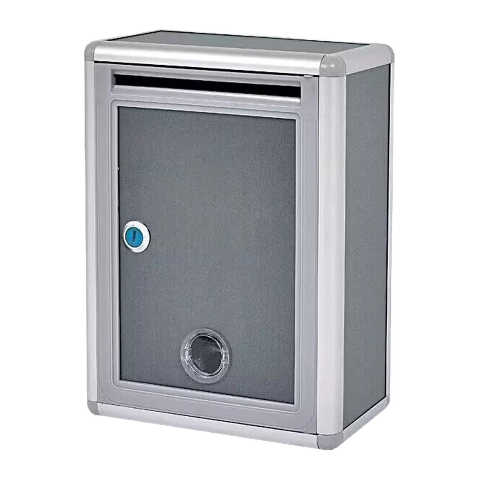 Boîte aux lettres murale verrouillable, résistante aux intempéries, étanche, en métal, durable, avec