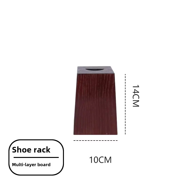 Support de corne à chaussures en bois, support de rangement à usage domestique pour personnes âgées 