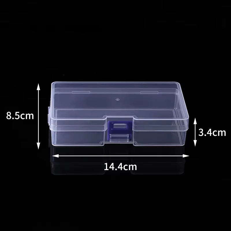 5 boîtes de rangement en plastique transparent pouvant accueillir des petits articles, des petits jo