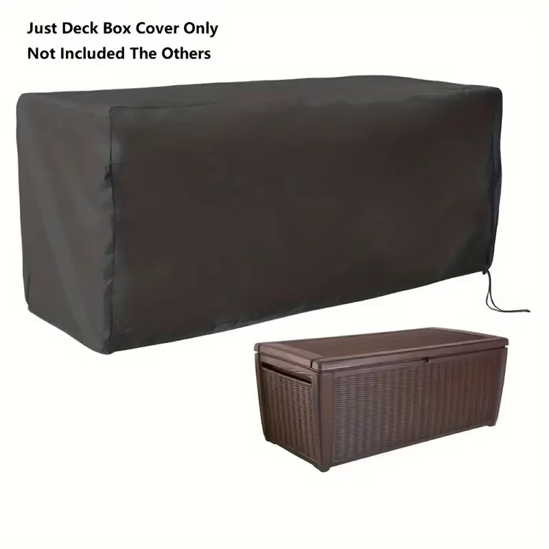 Housse de boîte de terrasse de patio extérieur toutes saisons – Protection imperméable, résistante a