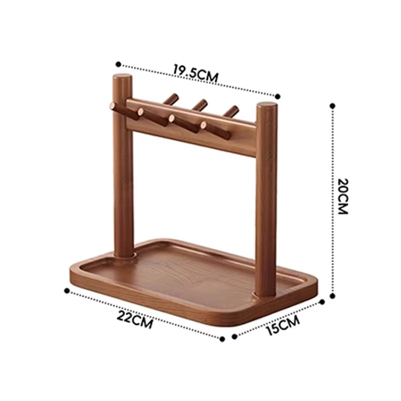 Étagère de rangement en bois de grande capacité, présentoir à bijoux décoratif et étanche, supports