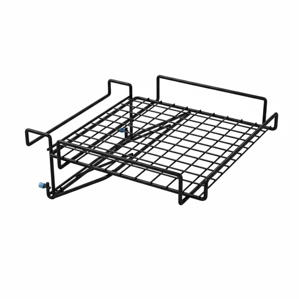 Étagère de rangement pliable en acier inoxydable, sans perçage, pour porte d'armoire, réglable, gain