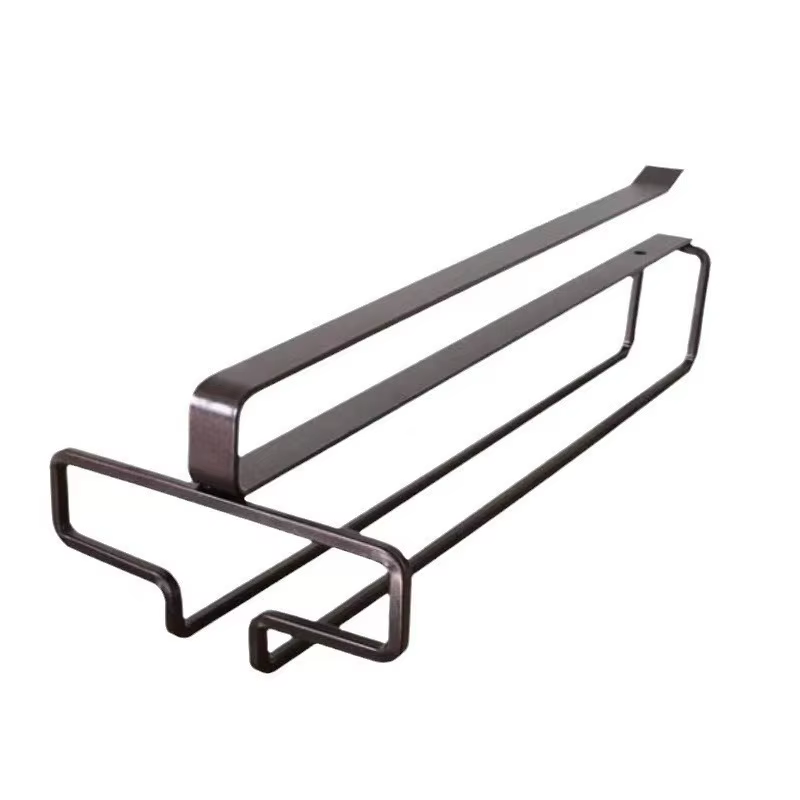 Support de rangement suspendu sans perçage pour verres à vin, support de rangement multifonctionnel