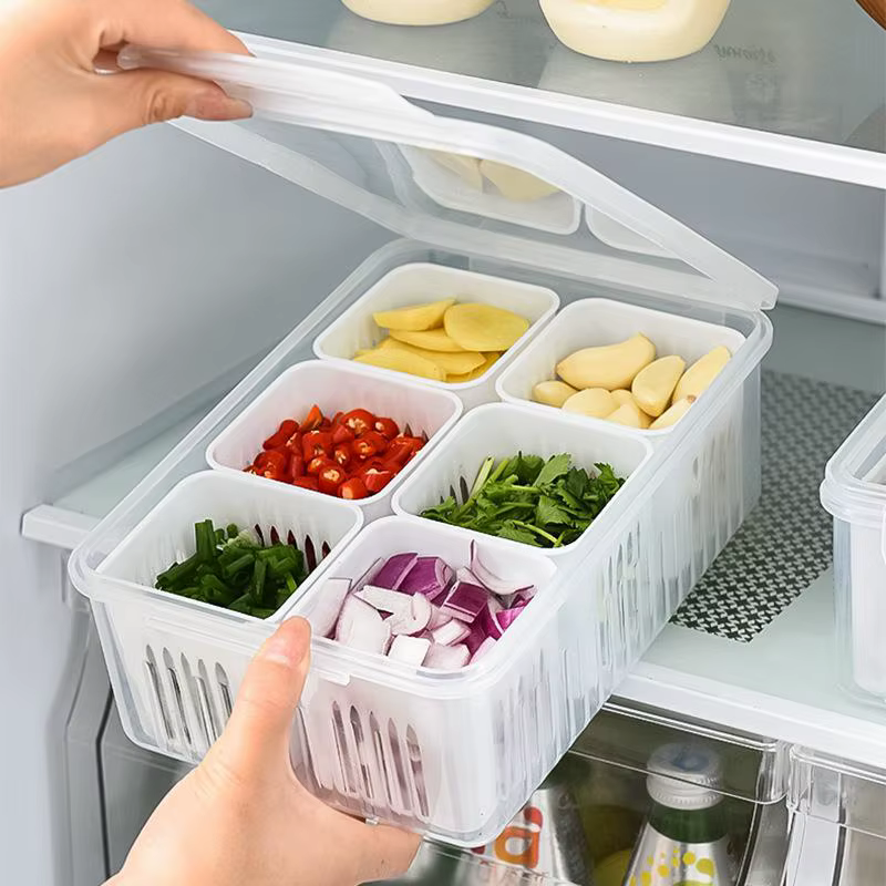 Boîte de conservation des aliments pour réfrigérateur, boîte de conservation des aliments, gingembre