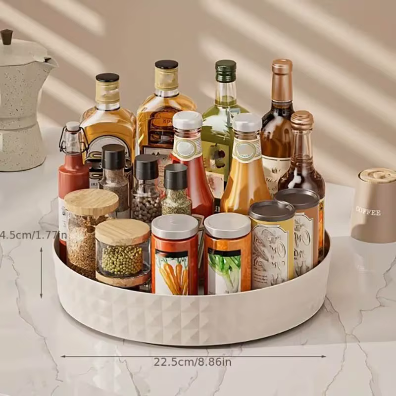 Organisateur rotatif pour épices, pour le rangement des cosmétiques de cuisine, Solution pratique et