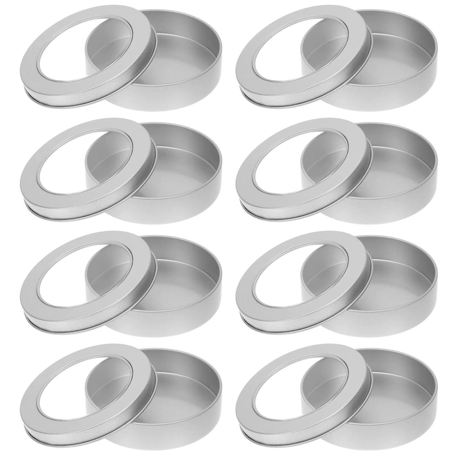 Conteneur rond Durable en fer blanc pour gâteaux et bonbons, boîte de rangement pour biscuits, porte