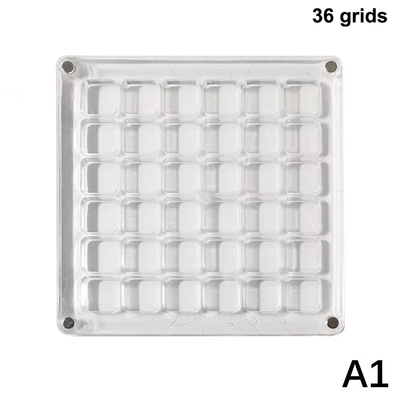 Offre Spéciale : Boîte de Rangement en Acrylique à 36/64/100 Compartiments pour Petits Grains d'Or, 