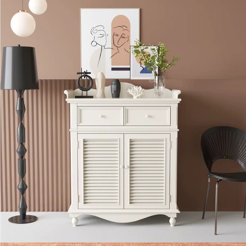 Grande armoire de salon de luxe Led Vintage blanc armoire de rangement pour enfants livres modernes