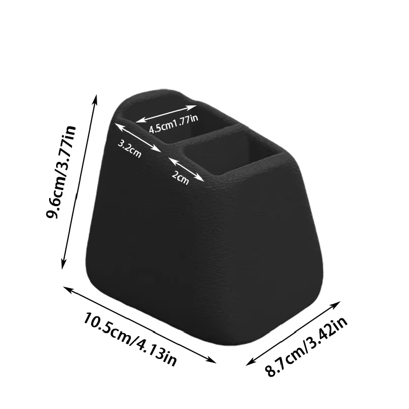 Boîte de rangement pour télécommandes avec 2/3 compartiments en plastique, idéale pour organiser les