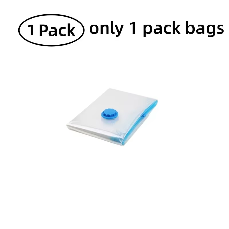Sacs de rangement sous vide pour garde-robe, sacs scellés sous vide, sacs peu encombrants pour vêtem