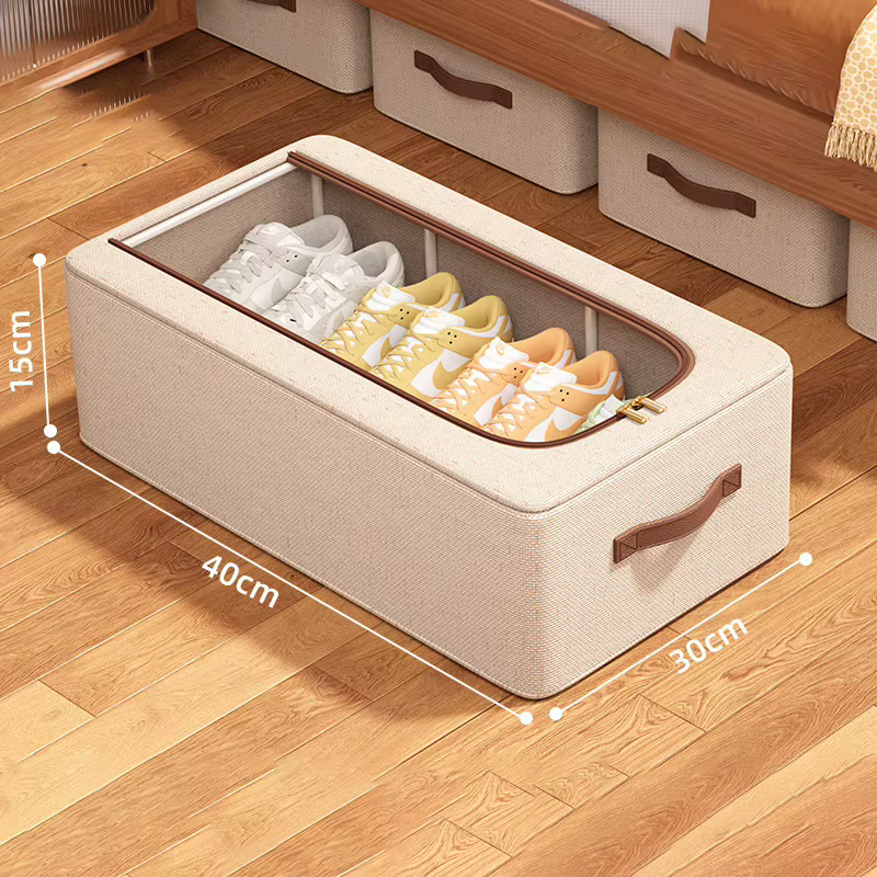 Organisateur de rangement de chaussures sous le lit, pour placard, boîtes conteneurs de chaussures a