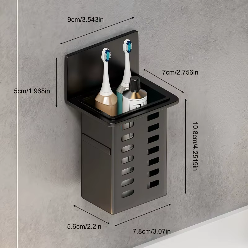 Support de rangement mural pour salle de bain, cuisine, bureau – Boîte de rangement murale pour arti