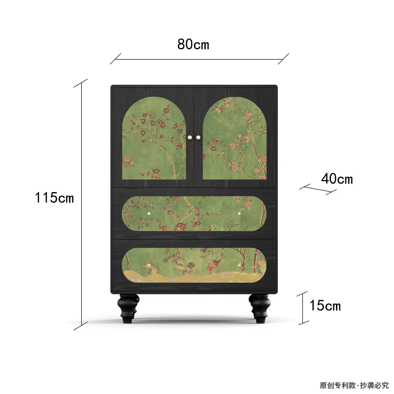 Armoire de rangement à manger, tiroirs sur pied Vintage, présentoir de Salon, porte noire, Meuble de