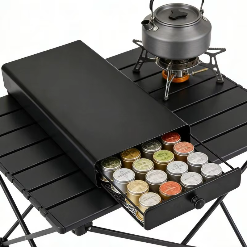 Tiroir rangement pour dosettes café pour 40 Capsules, matériaux en fer, designs élégants robustes po