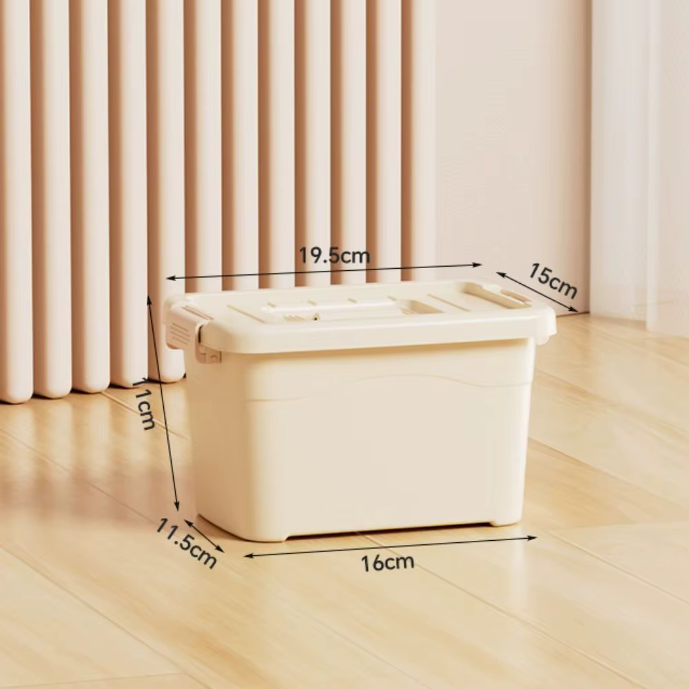 Boîte de Rangement Domestique de Grande Capacité, Étanche à la Poussière, Armoire Multifonction avec