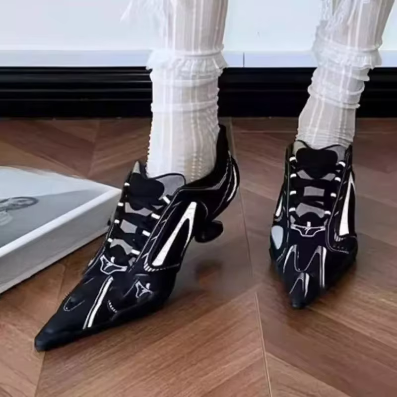 Chaussures simples à lanières en maille respirante et polyvalentes pour femmes, nouvelles chaussures