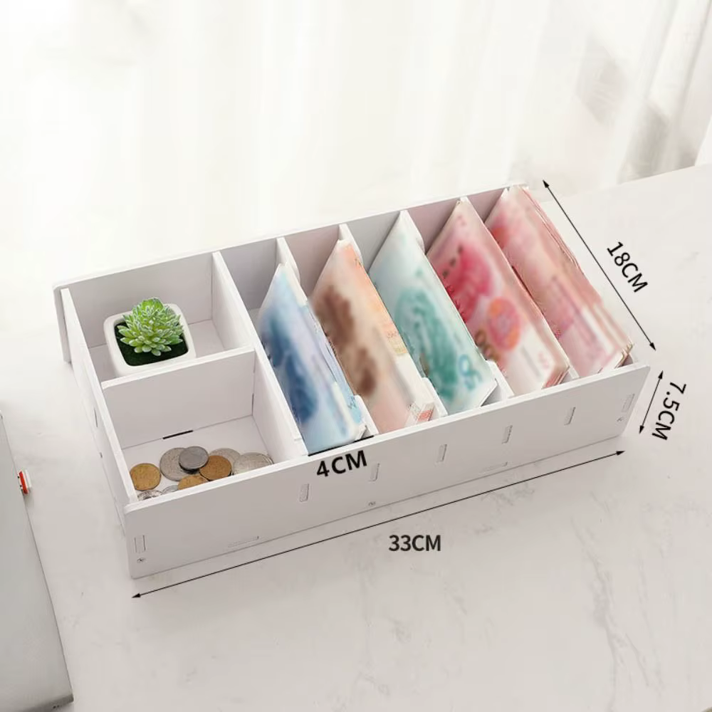 Étagère d'Organisation en Plastique, Tiroir Durable, Boîte de Rangement de Bureau