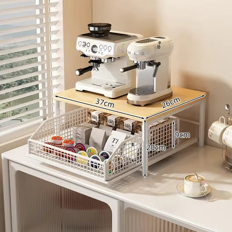 Étagère de rangement pour micro-ondes, design moderne et élégant, gain de place, pour comptoir de cu