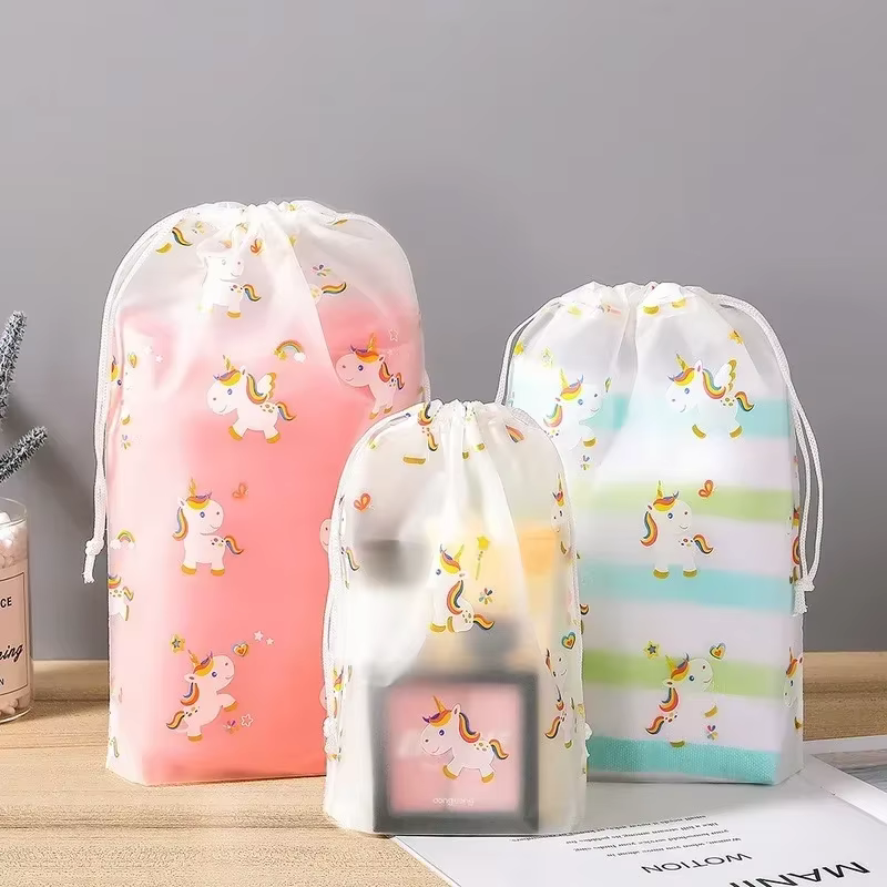 3TANCartoon-Sacs de rangement de proximité wstring, sacs de voyage étanches portables, chaussures, v