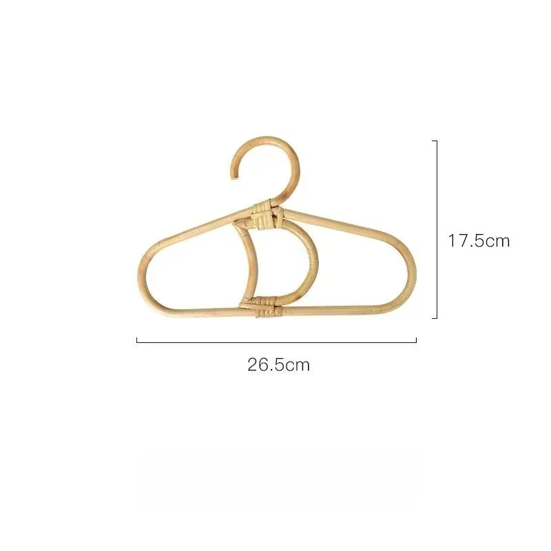 INS – crochets muraux en rotin, organisateur de vêtements pour enfants, support de rangement pour ch