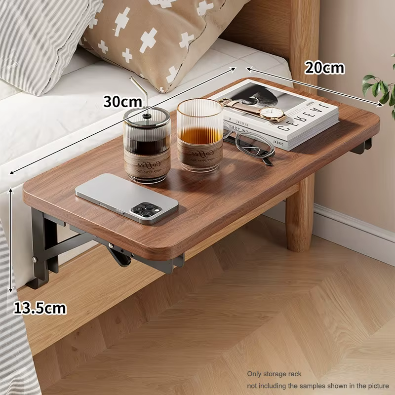 Table de chevet pliable pour chambre à coucher, petite table d'appoint, meuble de rangement pour cha