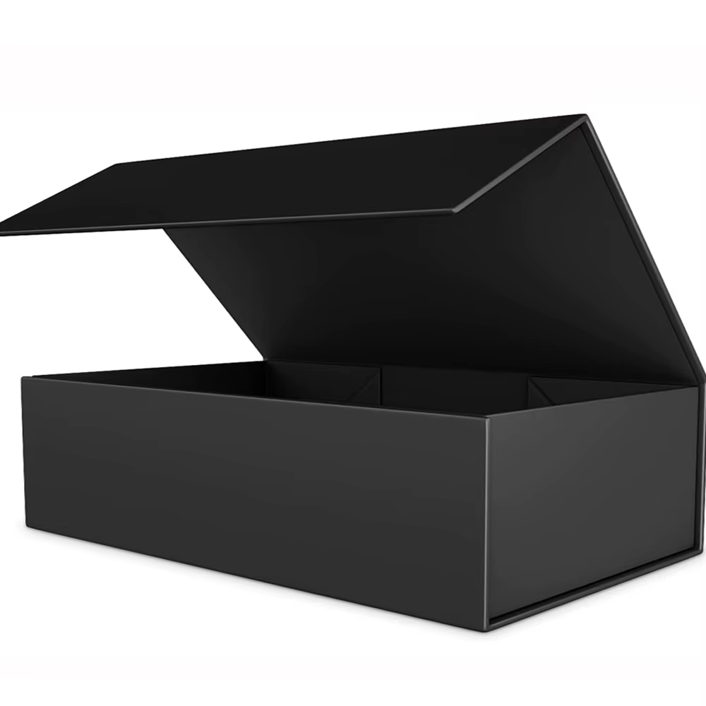 Grande boîte-cadeau magnétique avec couvercle, boîte d'emballage cadeau pliable pour cadeau de remis