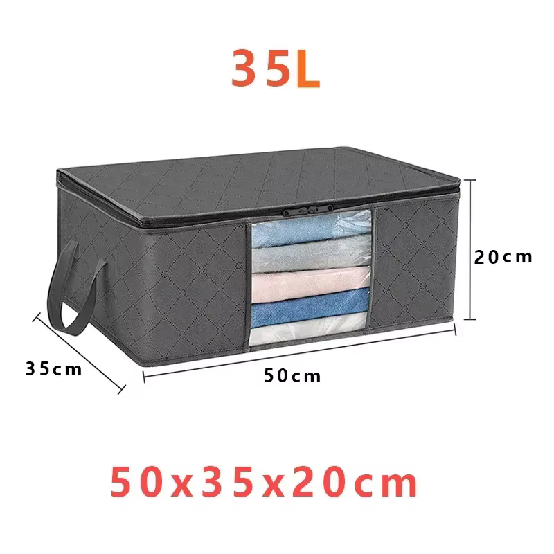 Sac de rangement pliable de grande capacité pour vêtements, sacs de rangement pour couvertures, cont