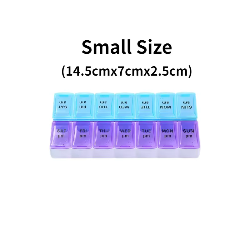 Étui à médicaments Portable coloré à 3 espaces, conteneur de soins de santé, boîte à pilules, sépara