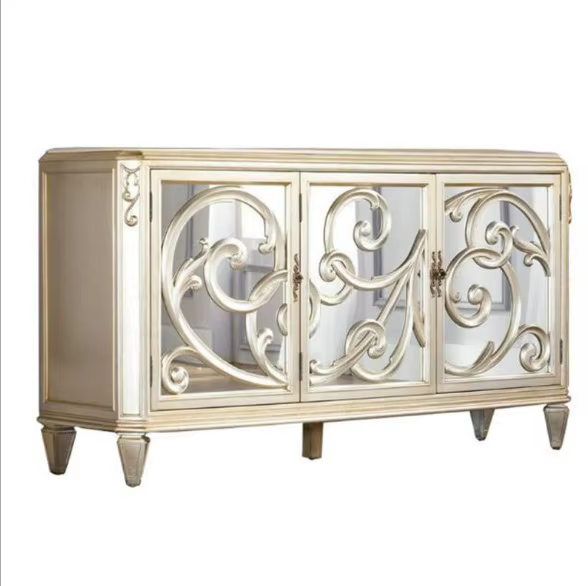 Salon miroir armoire hôtel Villa décoration armoire Antique miroir meubles armoire de rangement Cajo