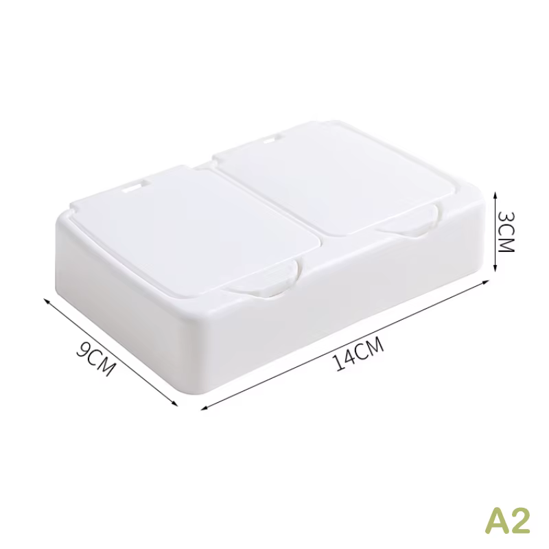 Boîte de rangement blanche pour bureau, support de sous-emballage, autocollants de grande capacité, 