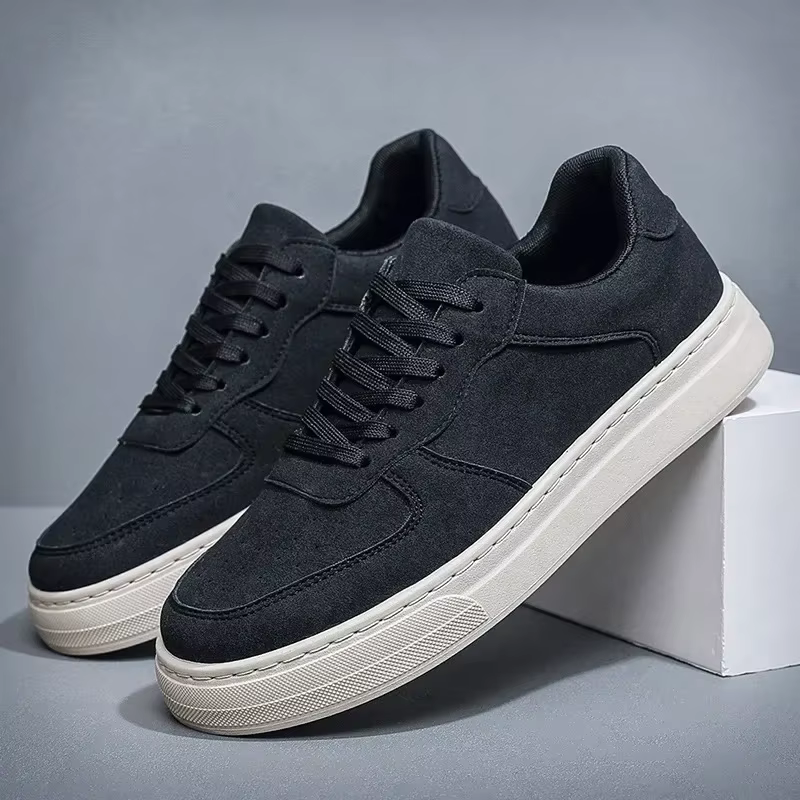 Chaussures Plates Décontractées Vertes pour Homme, Baskets de Marche, Loisirs, de Course, à Lacets, 
