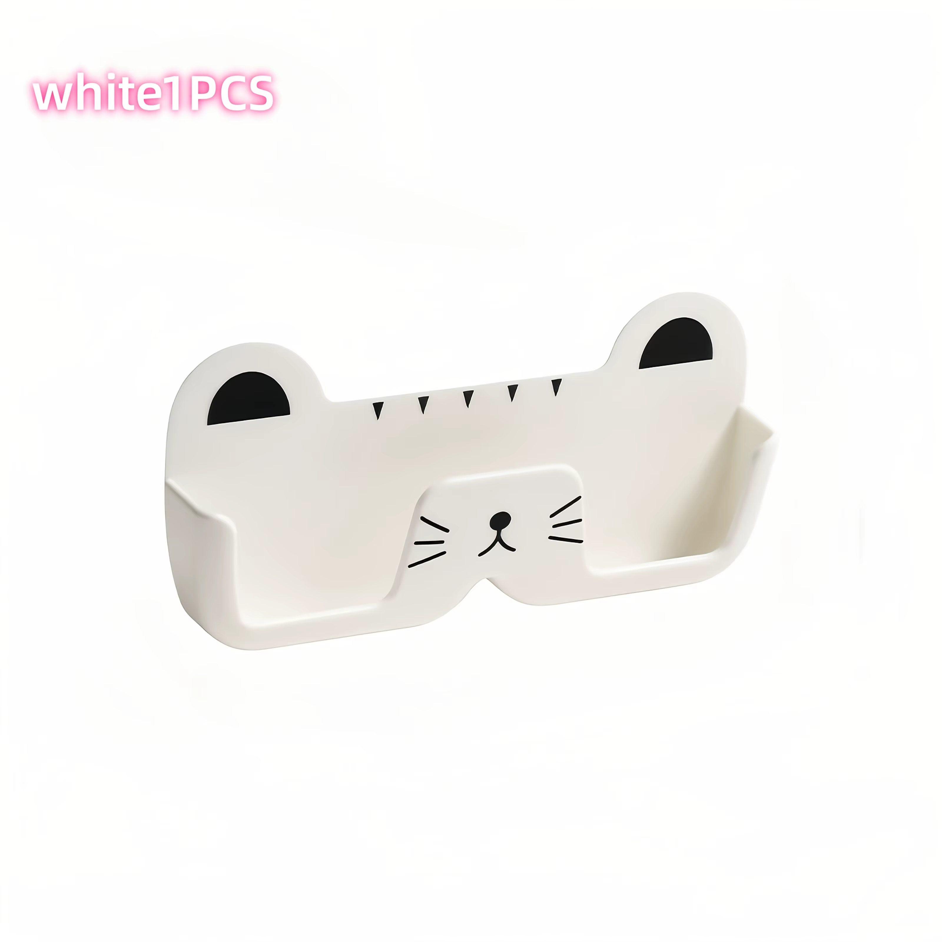 Boîte de rangement pour lunettes à fixer au mur, adaptée pour la chambre à coucher, la salle de bain