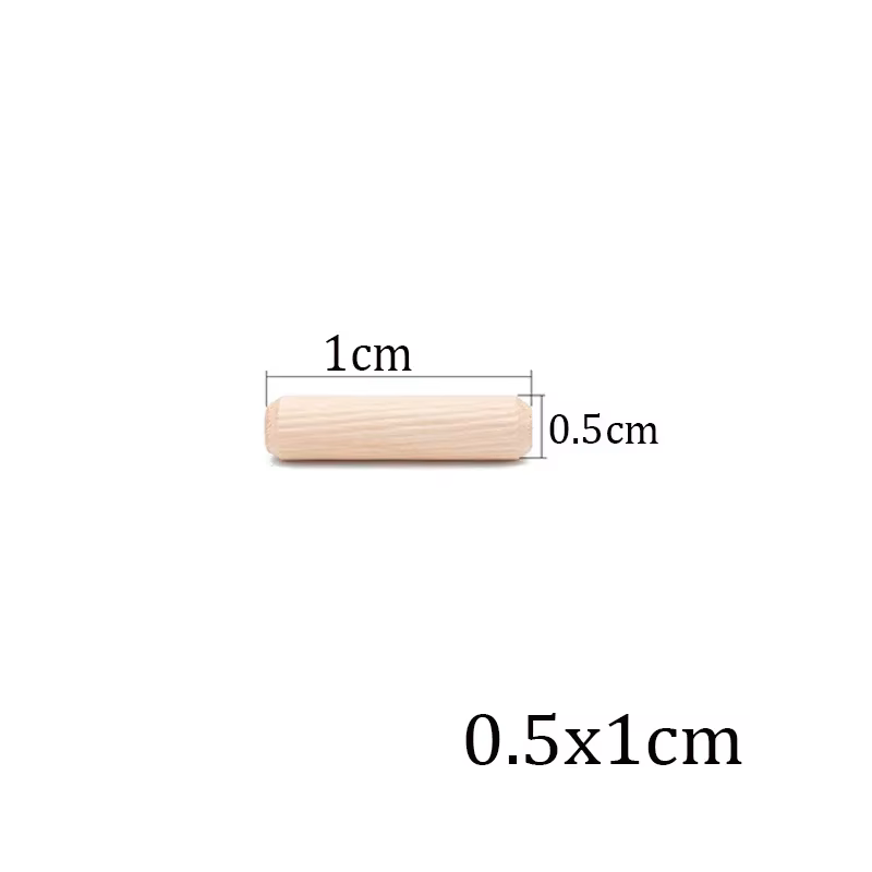 100/50pcs cheville en bois armoire tiroir rainure ronde bois artisanat cheville tige ensemble meuble
