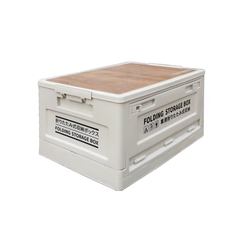 Grande boîte de rangement de 45l, Camping intérieur et extérieur pour la famille, voiture personnali