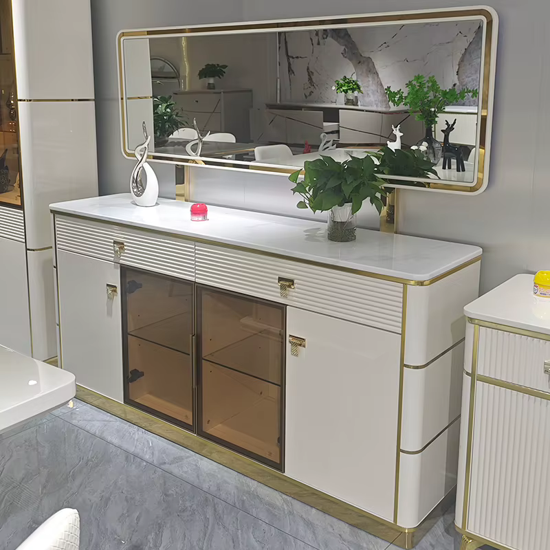Buffet en bois pour salon moderne, armoire de rangement, meubles de maison, salle à manger en bois,