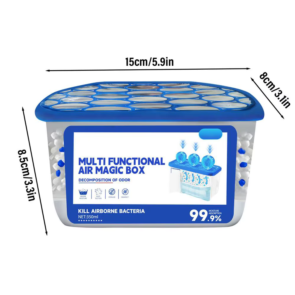 Boîte de dépoussiérage automatique multifonctionnelle, boîte absorbante d'humidité pour toute la fam