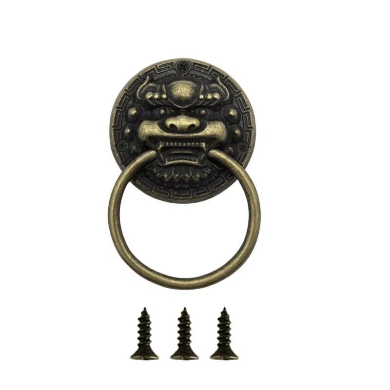 Poignée en métal à trou unique pour armoire, créature mythique 652F, quincaillerie décorative pour l