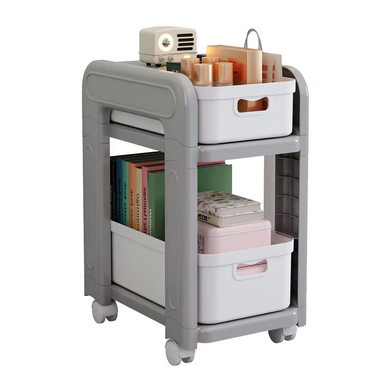 Support de rangement, chariot sous-Table, support de stockage de collations à roulettes, bibliothèqu