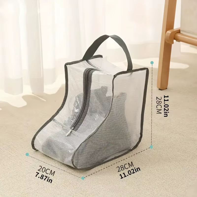 Sac de rangement pour bottes, organisateur de chaussures portable, sac de protection imperméable et 