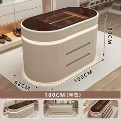Meuble de chambre à coucher en contreplaqué au design moderne français avec rangement pour bijoux, p