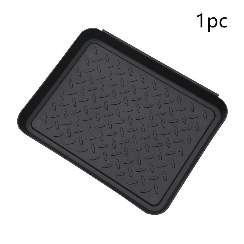 1/2 pièces Plateau de rangement robuste pour chaussures de voiture, tapis pour bols d'animaux (chien