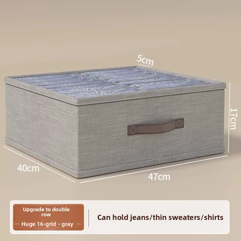 Boîte de rangement pour pantalons et jeans, placards, organisateur de vêtements, tiroirs, sous-vêtem
