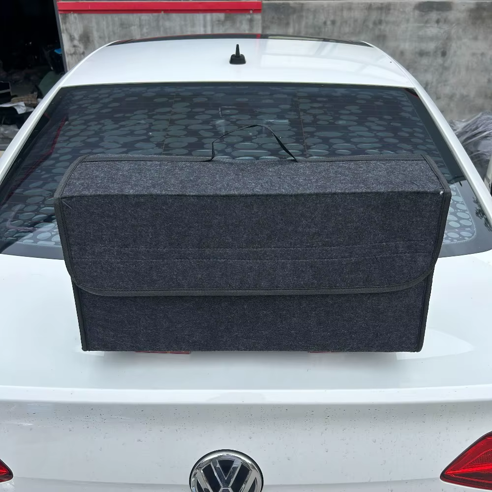 Boîte de rangement pour voiture, portable, pliable, organisateur de coffre de voiture, boîte de rang