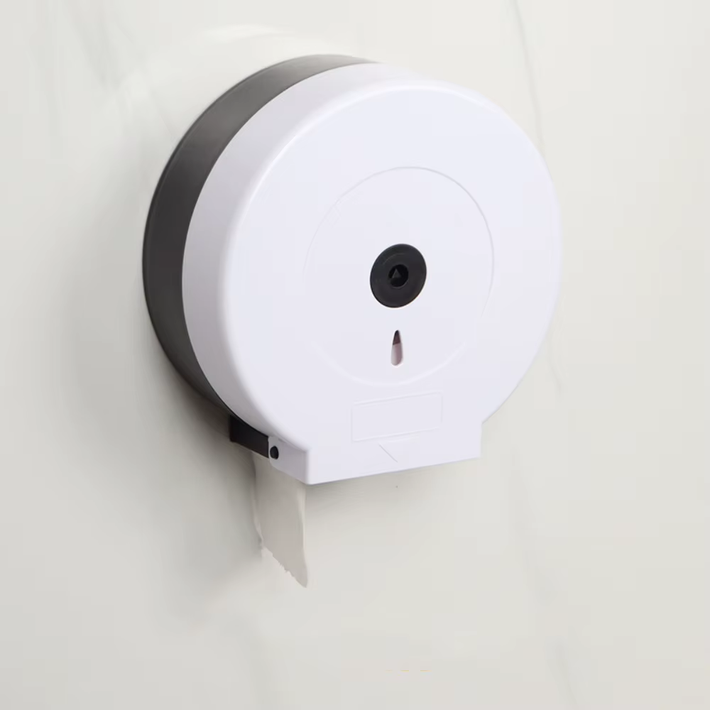 Boîte de rangement murale pour papier toilette, en plastique, grande capacité, porte-rouleau de papi