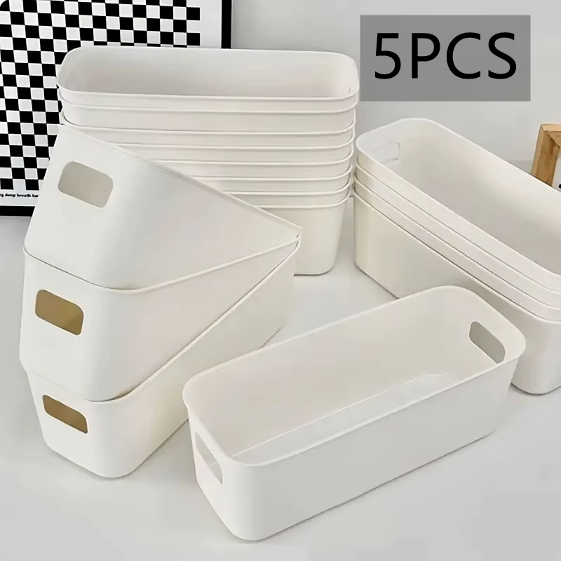 Boîte de rangement multifonctionnelle 10 pièces, boîte de rangement de bureau durable de grande capa